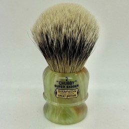 Limited Edition Chubby 2 Super (Silvertip) Badger Faux Jade