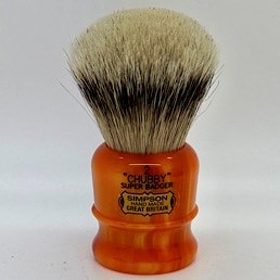 Chubby 2 Super Silvertip Badger Sunspot Orange 
