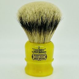 LE Chubby 2 Super (Silvertip) Badger Medallion Yellow 