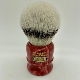 Limited Edition Chubby 2 Platinum fibres Coral Handle