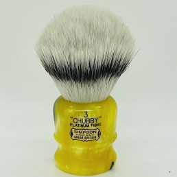 Limited Edition Chubby 3 Platinum Fibre Medallion Yellow 