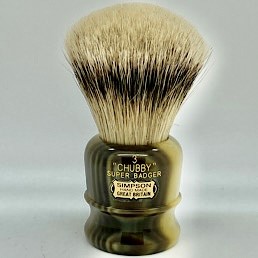 Limited Edition Chubby 3 Super (Silvertip) Badger Faux Horn  