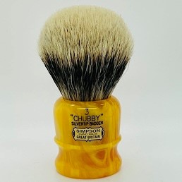 Special Edition Chubby 3 2 Band Silvertip Faux Amber