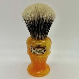 Limited Edition Colonel X2L Manchurian Badger Faux Amber 