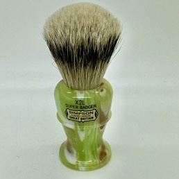 Special Edition Colonel X2L Super Silvertip Badger Faux Jade 