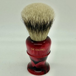 Special Edition Colonel X2L Super Silvertip Badger Faux Ruby