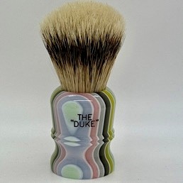 Duke 3 Super Silvertip Badger Candy Stripe