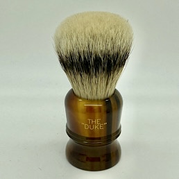 'Brush Handle of the Month' Duke 3 Super Silvertip Badger Tortoiseshell 