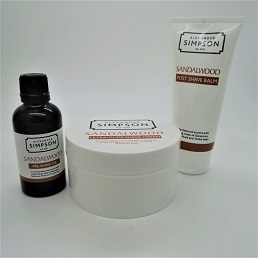 Alexander Simpson Est. 1919 Sandalwood Skincare Bundle