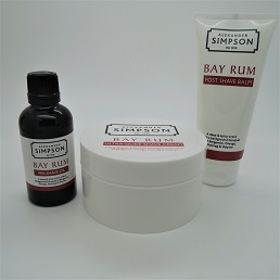  Alexander Simpson Est. 1919 Bay Rum Skincare Bundle