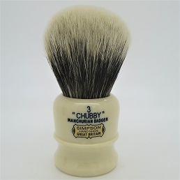 Chubby 3 Manchurian Badger faux Ivory Vein