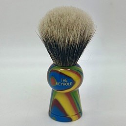 Easter Special Keyhole KH1 2 Band Silvertip Badger Disco Haze