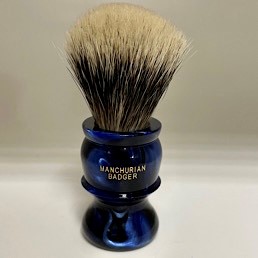 SALE Limited Edition M6 Manchurian Badger Faux Sapphire 