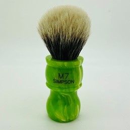 SALE M7 Two Band Silvertip Badger Lime Swirl 