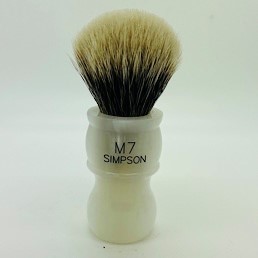 SALE M7 Two Band Silvertip Badger White Pearl 