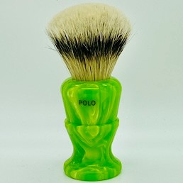 Limited Edition Polo 8 Super (Silvertip) Badger Lime Swirl