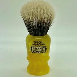 Special Edition Special 2 Band Silvertip Badger Medallion Yellow 