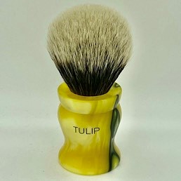 Special Edition Tulip T3 2 Band Silvertip Badger Medallion Yellow 