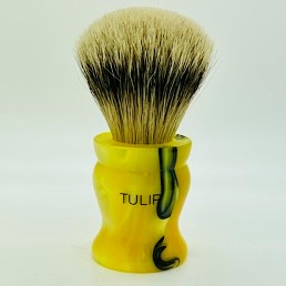 Limited Edition Tulip T3 Super (Silvertip) Badger Medallion Yellow 