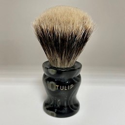 SALE Limited Edition Tulip T3 Manchurian Badger Black Gold Marble 